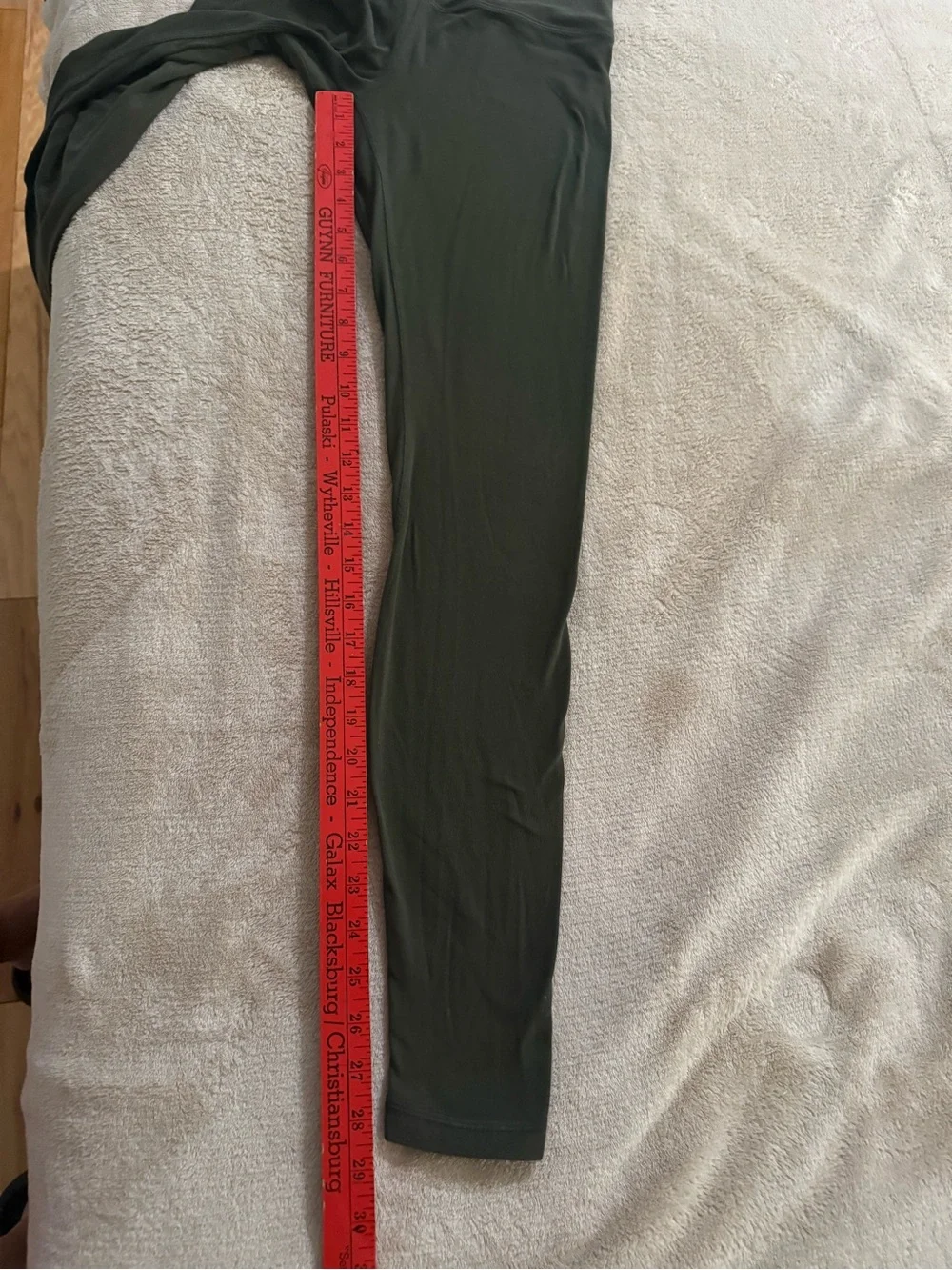 lululemon athletica Olive Green High-Waist Leggings